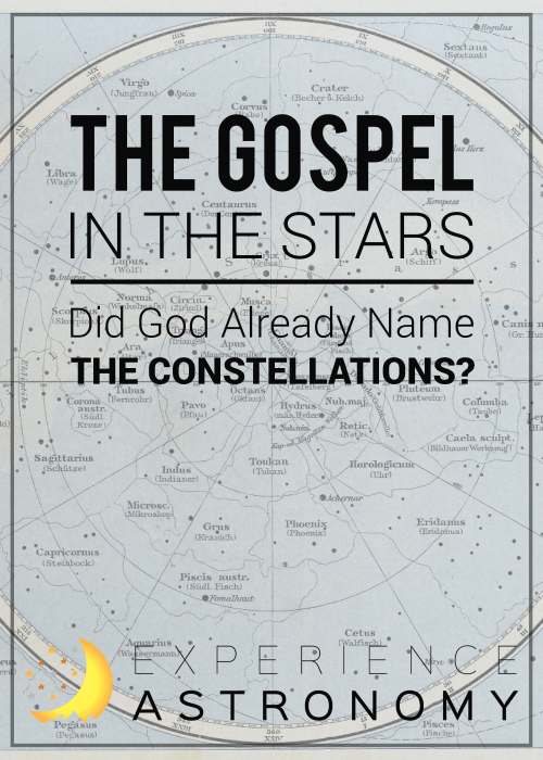 Did God already name the constellations?