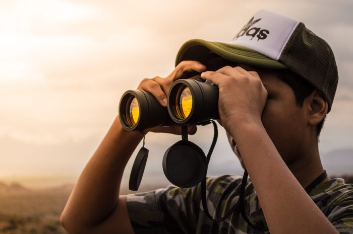 stargazing with binoculars