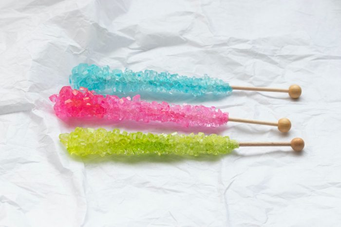 Rock candy science experiment