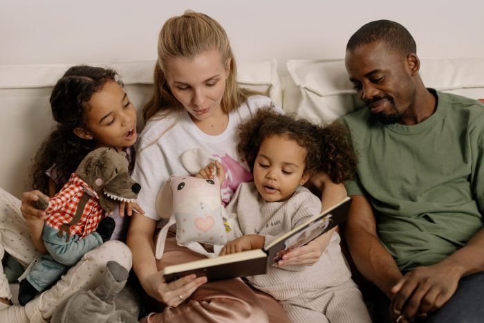 reading together as family