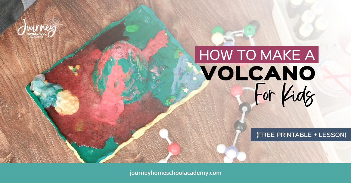 Make A Volcano For Kids Homeschool Science