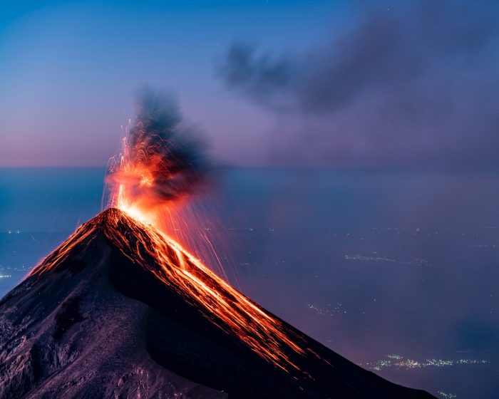 homeschool volcano erupting lesson