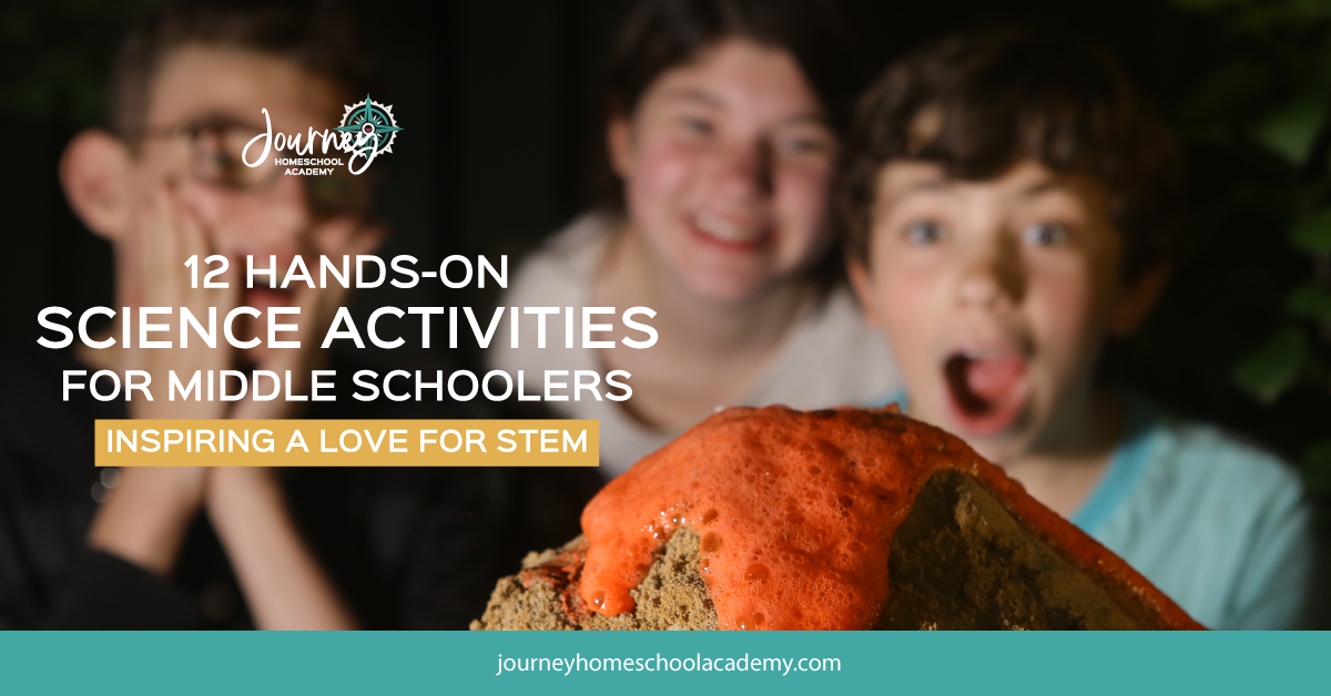 12 Hands On Scienc Activities for Middle schoolers STEM