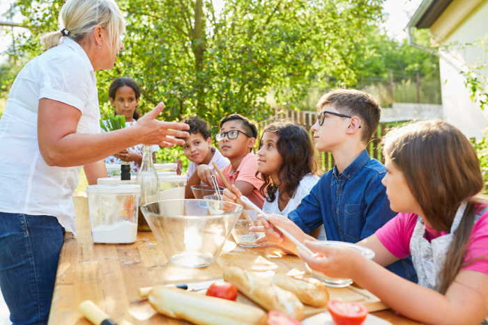 homeschool chemistry class and cooking