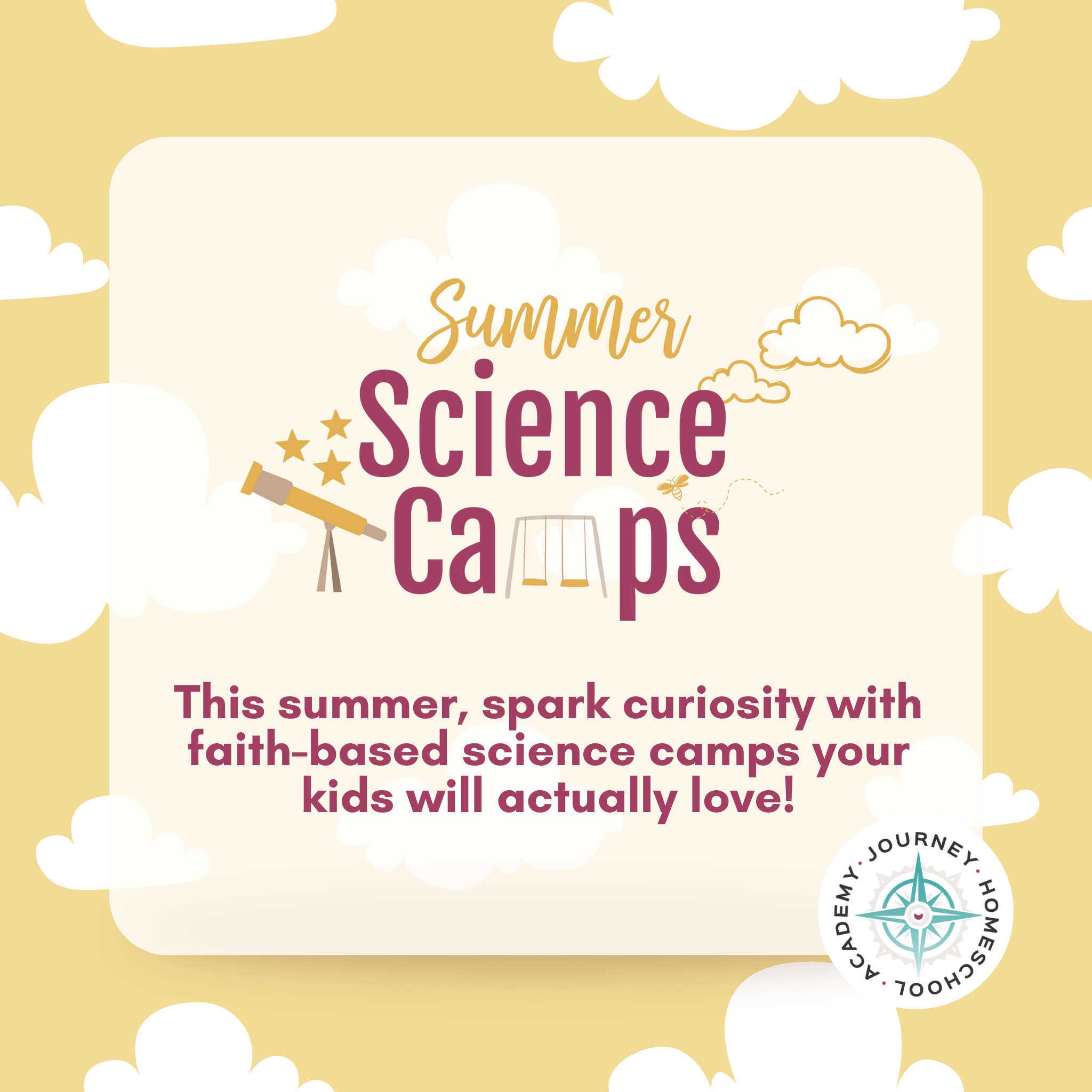 Camp Keep Science 2025 Summer Science Camps (Coming Soon) - Journey Homeschool Academy