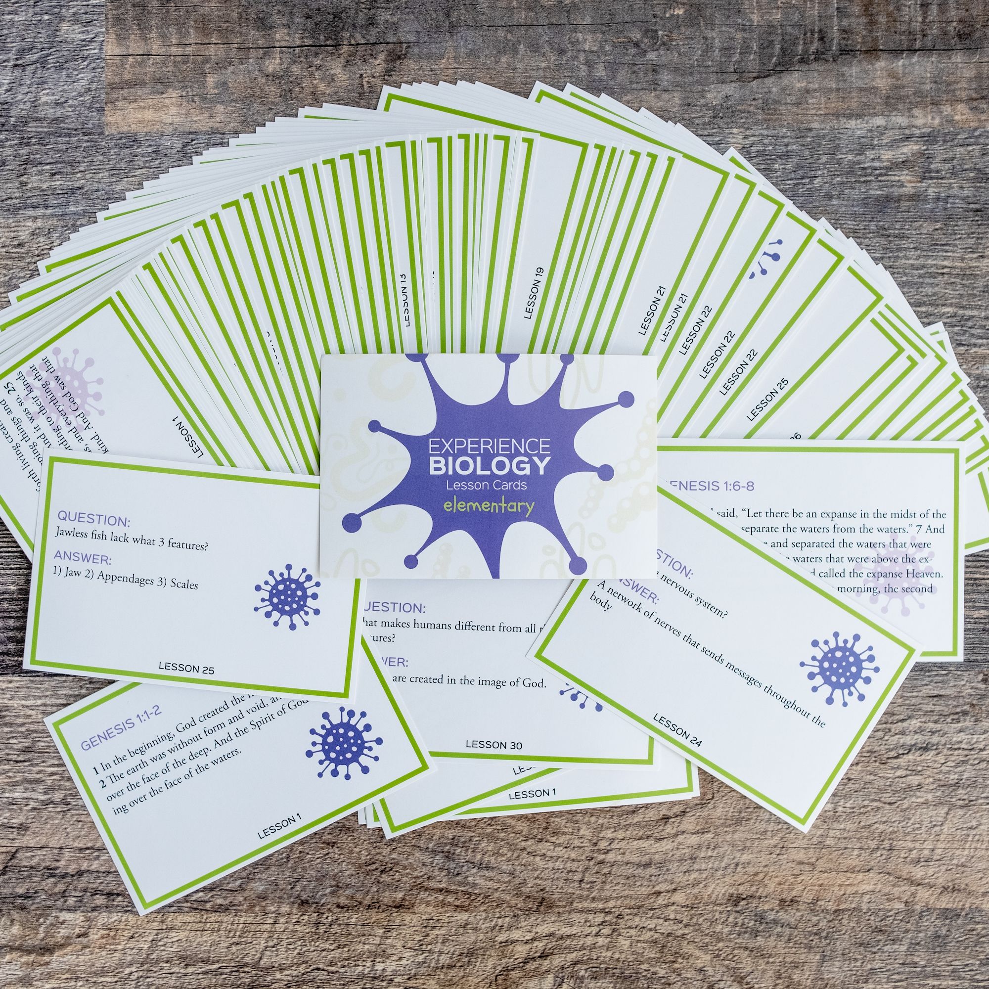 Journey Homeschool Academy Experience Astronomy elementary homeschool lesson cards with planets and questions.